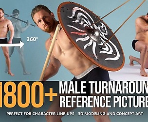 1800+ Male Turnaround Reference Pictures