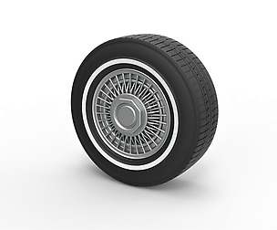 Wire wheel 3 Scale 1 to 10