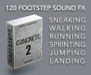 Footsteps Sound FX - Concrete 2