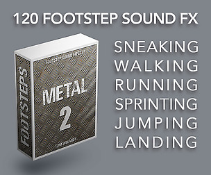 Footsteps Sound FX - Metal 2