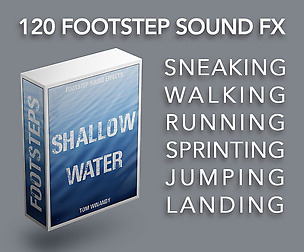 Footsteps Sound FX - Shallow Water / Wet Surface