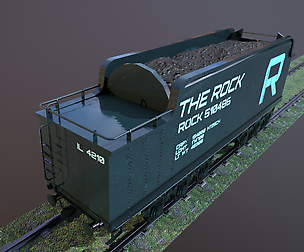 Train Hopper car