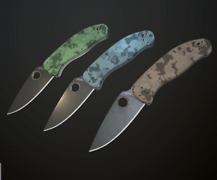 Clasp knives spider vol pack