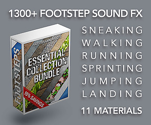Footsteps Sound FX - Essential Collection Bundle