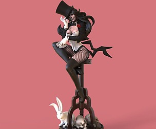Zatanna STL Collection for 3D printing 3D print