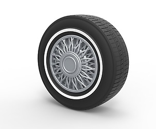 Wire wheel 4 Scale 1 to 10