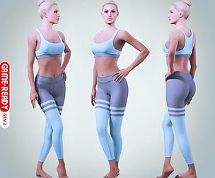 Female Character - Lea - Fitness
