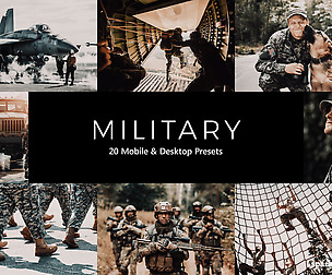 20 Military Lightroom Presets and LUTs