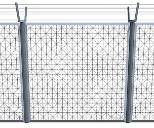 Low Poly Modular Fence 4