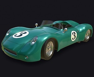 Vintage Racing Car PBR Real-Time