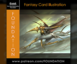 Fantasy Card Illustration with Tum Dechakamphu