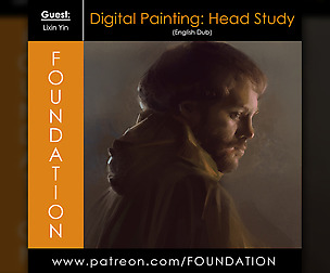 Digital Painting: Head Study with Lixin Yin
