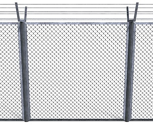 Low Poly Modular Fence 9