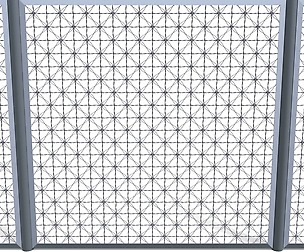 Low Poly Modular Fence 14