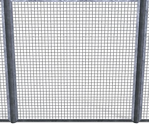 Low Poly Modular Fence 17