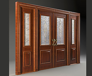 Classic door - Vray