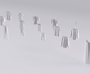 16 clothes hanging collection