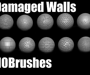 Damaged Walls Brushes