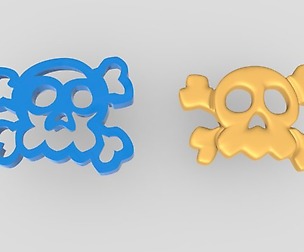 Cookie Mold Skull
