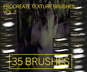 PROCREATE Texture Brushes VOL.2