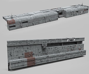 Sci-Fi architecture Elements collection 8