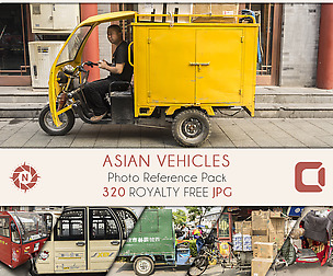 Asian Vehicles - Photo reference pack