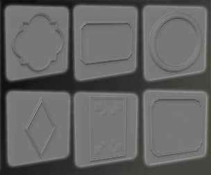 40 ORNAMENTS FRAMES ALPHAS (4K)
