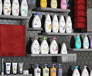 bathroom decorative set