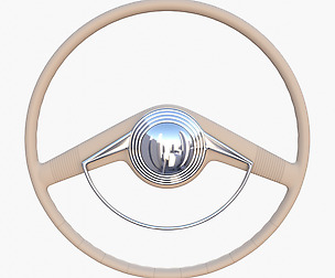 Generic 40s Car Steering Wheel