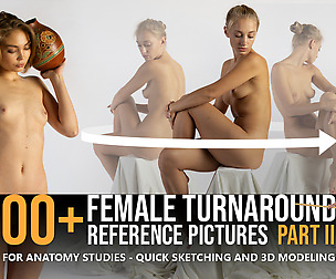 1500+ Female Turnaround Poses - Part II