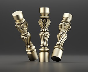 3D STL models for CNC