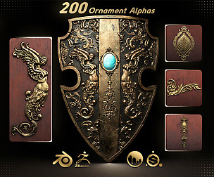 200 Ornament Alphas