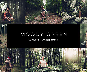 20 Moody Green Lightroom Presets and LUTs