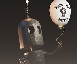 Black Lives Matter Tin Robot Tribute
