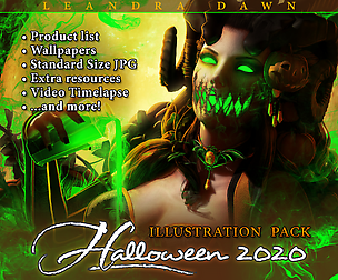 Halloween 2020 Illustration Pack