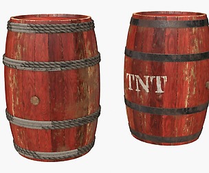 Wooden Barrels Assets 1