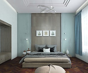 Bedroom interior scene