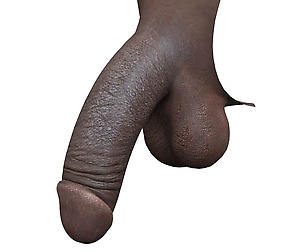 Realistic Black Male Penis