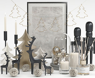 Decorative set 04 - Christmas Decoration