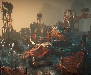 Tribal camp