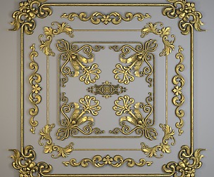 5 Ornament Brushes and 3D Models – Vol 1