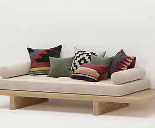 wooden divan