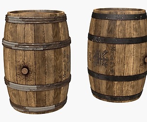 Wooden Barrels Assets 2