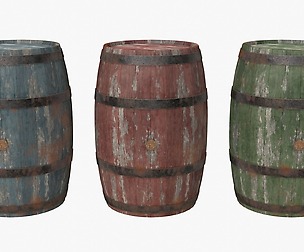 Wooden Barrels Assets 4