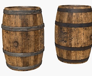 Wooden Barrels Assets 3