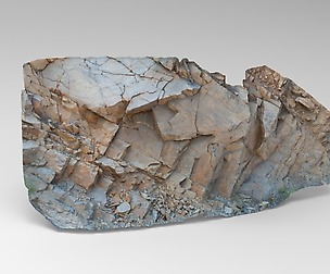 8K Cliff-Side Rock Formation 01