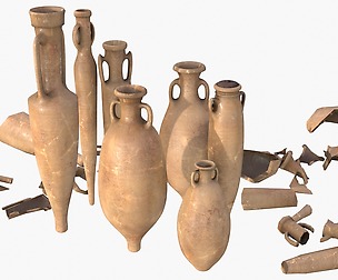 Amphora - Damaged Old Terracotta
