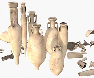 Amphora - Damaged Sand Terracotta