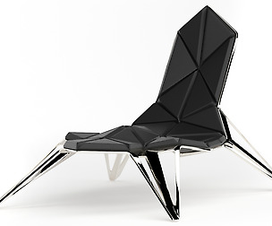 Ruby Chair Futuristic