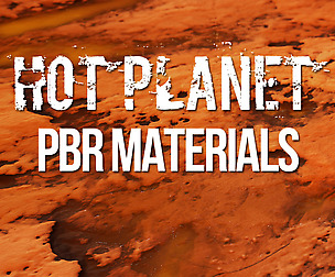 Hot Planet PBR Materials